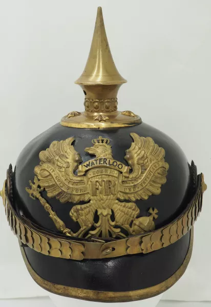 Prussian - Hanoverian "Waterloo" Infantry Officer Pickelhaube Visuel 1 principal